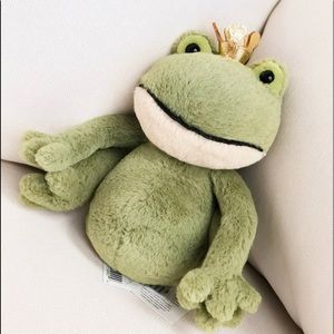 jellycat felipe frog prince plush